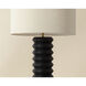 Oletto 29.5 inch 100.00 watt Beige / Black Table Lamp Portable Light
